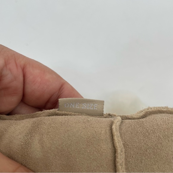 Brookestone Brown Suede Mittens - Picture 5 of 7